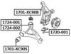 ASVA 1701-XC90S Control Arm-/Trailing Arm Bush